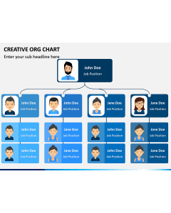 Creative Organizational Chart PPT Slide 1