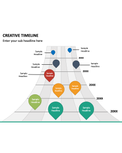 Creative Timeline PPT Slide 1