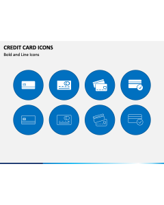 Credit Card Icons PPT Slide 1
