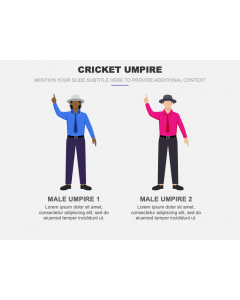 Cricket Umpire PPT Slide 1