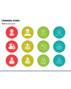 Criminal Icons PPT Slide 1