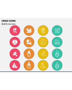Crisis Icons PPT Slide 1