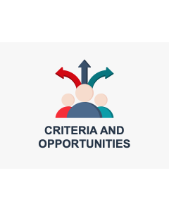 Criteria and Opportunities PPT Slide 1