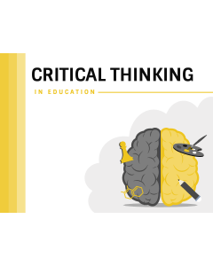 Critical Thinking in Education PPT Thumbnail