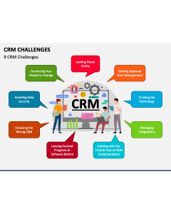 CRM Challenges PPT Slide 1