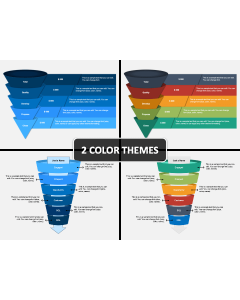 CRM Funnel PPT Cover Slide