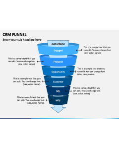 CRM Funnel PPT Slide 1