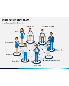 Cross functional teams PPT slide 1