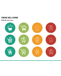 Cross Sell Icons PPT Slide 1