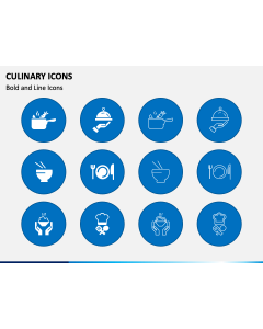 Culinary Icons PPT Slide 1
