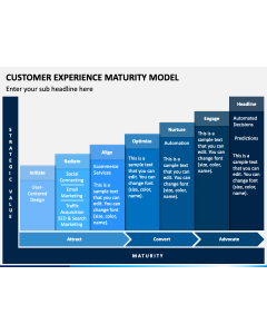 Customer Experience Maturity Model PPT Slide 1
