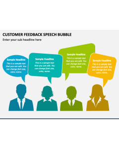 Customer Feedback Speech Bubble PPT Slide 1