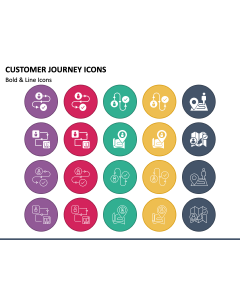 Customer Journey Icons PPT Slide 1