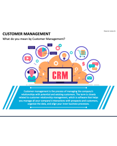 Customer Management PPT Slide 1