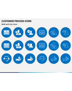 Customer Process Icons PPT Slide 1