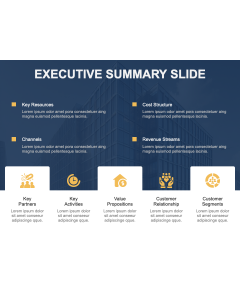 Customizable Executive Summary Slide PPT Thumbnail