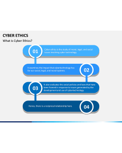 Cyber Ethics PPT Slide 1