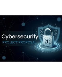 Cybersecurity Project Proposal PPT Thumbnail