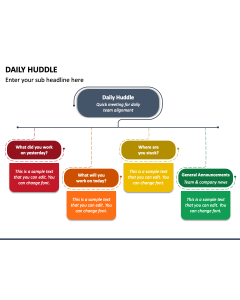 Daily Huddle PPT Slide 1