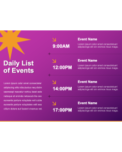 Daily List of Events PPT Thumbnail
