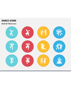 Dance Icons PPT Slide 1