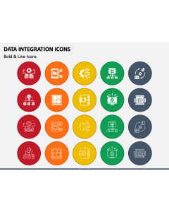 Data Integration Icons PPT Slide 1