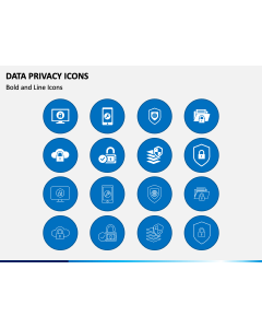 Data Privacy Icons PPT Slide 1