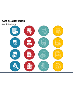 Data Quality Icons PPT Slide 1