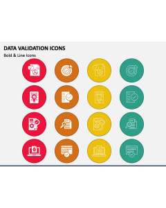 Data Validation Icons PPT Slide 1