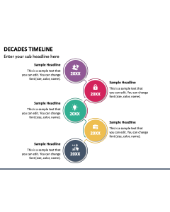 Decades Timeline PPT Slide 1