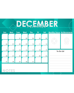 December Planner PPT Thumbnail