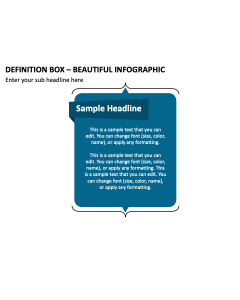 Definition Box - Beautiful Infographic PPT Slide 2