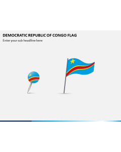 Democratic Republic of Congo Flag PPT Slide 1