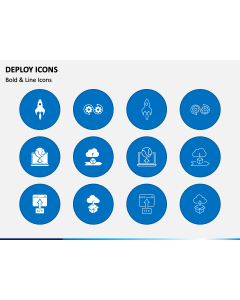 Deploy Icons PPT Slide 1