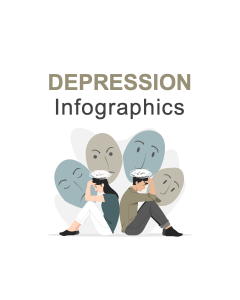 Depression Infographics PPT Thumbnail