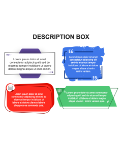Description Box PPT Thumbnail