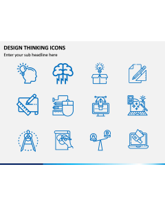 Design Thinking Icons PPT Slide 1