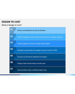 Design To Cost PPT Slide 1