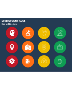 Development Icons PPT Slide 1