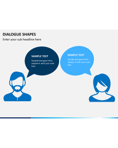 Dialogue shapes PPT slide 1