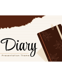 Diary Theme PPT Thumbnail