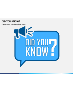 Did You Know PPT Slide 1