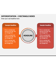 Differentiation - 2 Rectangle Boxes PPT Slide 1