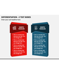 Differentiation - 2 Text Boxes PPT Slide 1