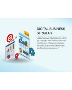 Digital Business Strategy PPT Slide 1