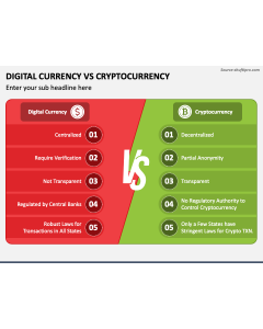 Digital Currency Vs Cryptocurrency PPT Slide 1