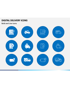 Digital Delivery Icons Slide 1