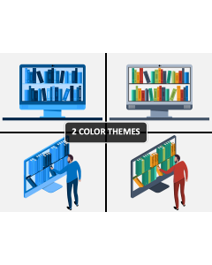 Digital Library PPT Cover Slide