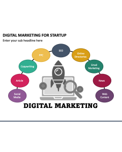 Digital Marketing for Startup PPT Slide 1