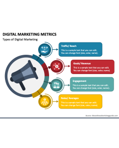Digital Marketing Metrics PPT Slide 1